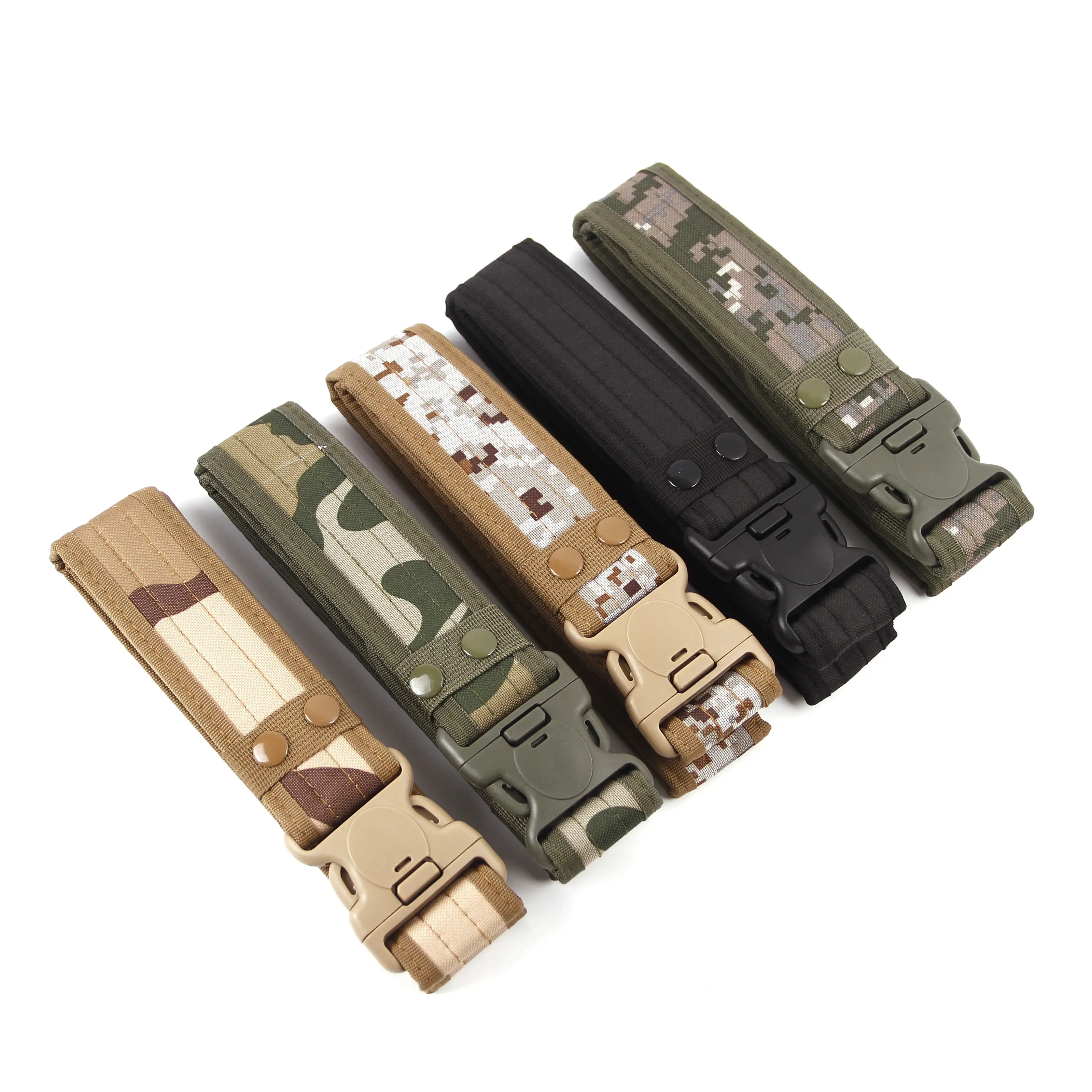 
Hot Sell Custom Buckle Nylon Canvas Military Uniform army belt 