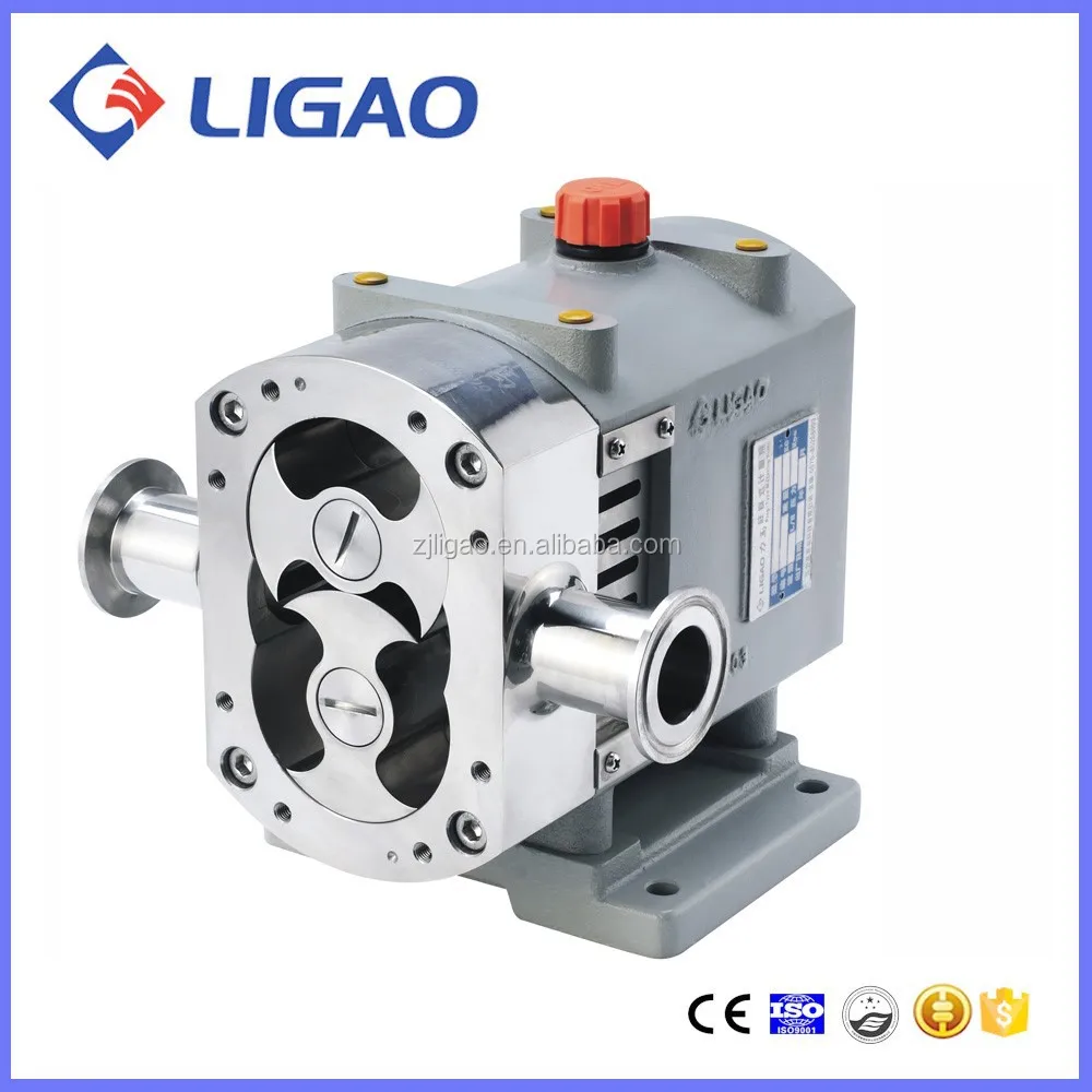 Stainless Steel Lobe Pump Hygienic Rotor Pump Food Grade High Viscosity Liquid transfer pump