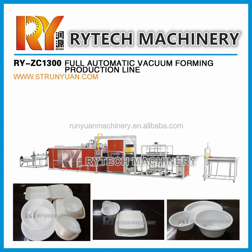 Polystyrene Plastic Foam Lunch Box Making Machine Fast Food Box Making Machine