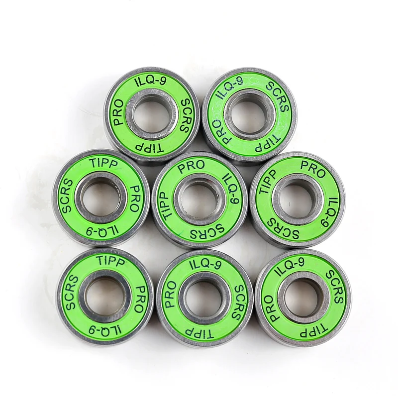 8x ABEC-9 608 2RS Подшипник для роликовых коньков антикоррозийный роликовый подшипник для скейтборда 8x22x7 мм вал