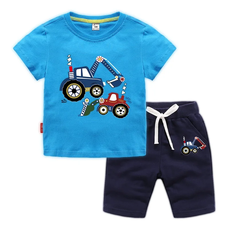 Korean Cheap High Quality Casual 2-8 years Fashion Design Kids Cotton Spring Boys Clothes
