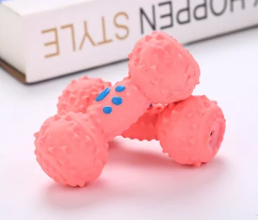 
Soft sound toys dogs latex toys small dumbbells for pet 