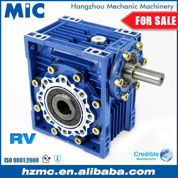 90 Degree NRV040 Electric Motor With Reduction Gearbox