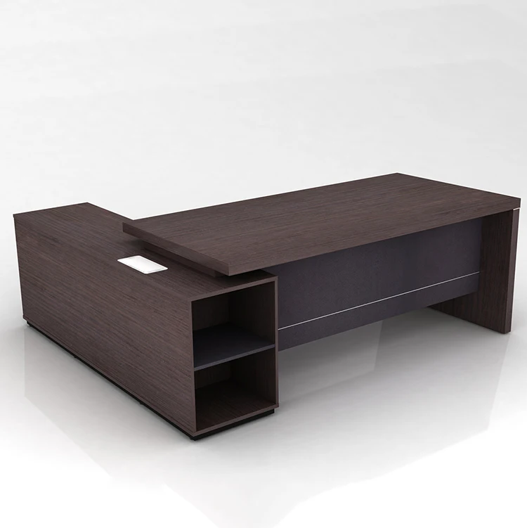 Роскошный директорский менеджер современный офисный стол из древесины mdf для офисной мебели