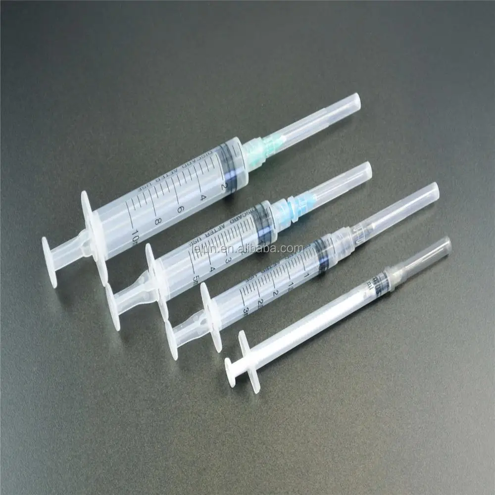 High quality disposable safety auto disable injector syringe china