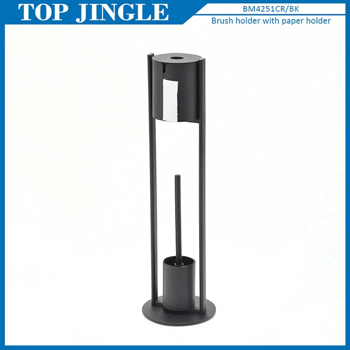 Ванная комната свободностоящая держатель для туалетной щетки с держатель для бумаги