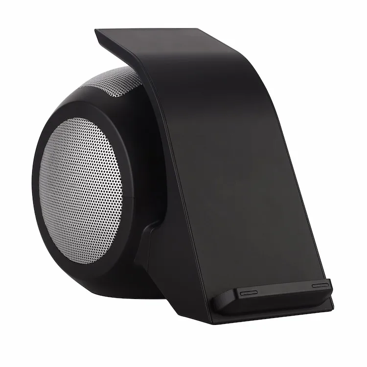 2019 new gadget wireless charging speaker portable waterproof BT speaker with NFC