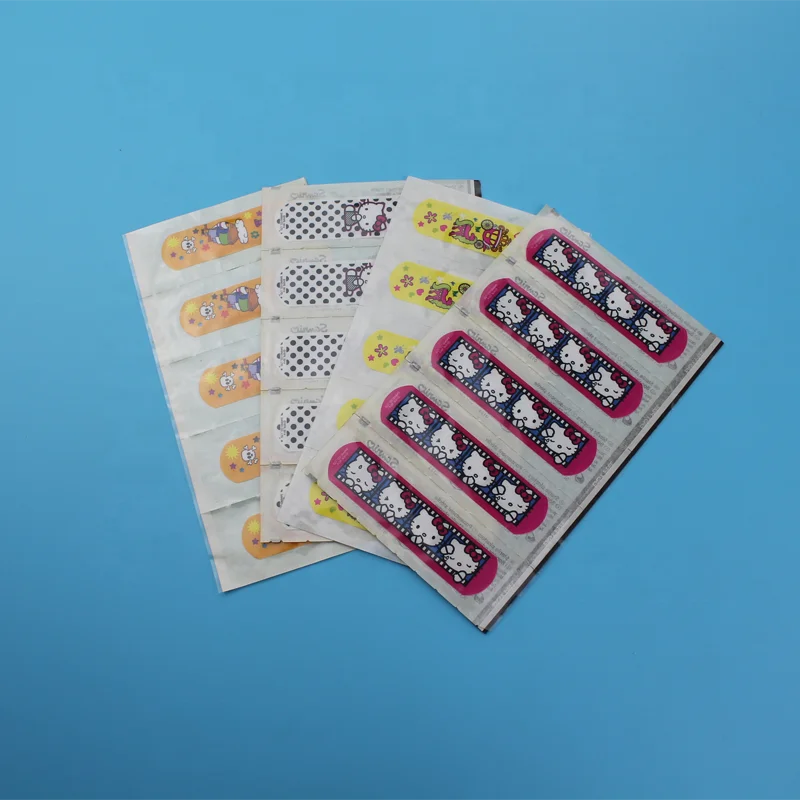 Medical PE Adhesive Bandage Cartoon Band-aid Elastic Band-aid for Kids