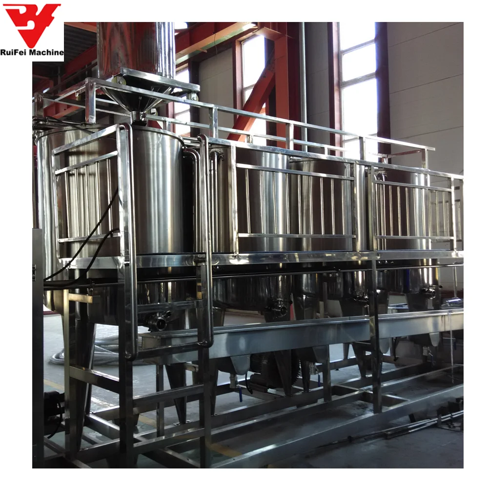 Refrigerated Or Heated Mixing Tank With Top Agitator