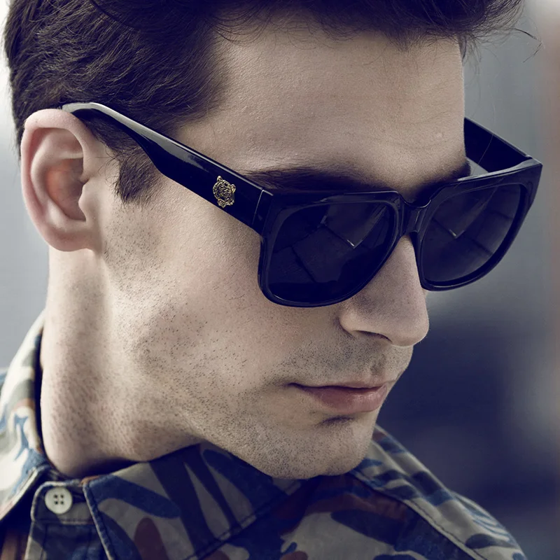 2016 New Original Brand Sunglasses Men Glasses Fashion Shades Male Black Eyewear Women Points sun Outdoor