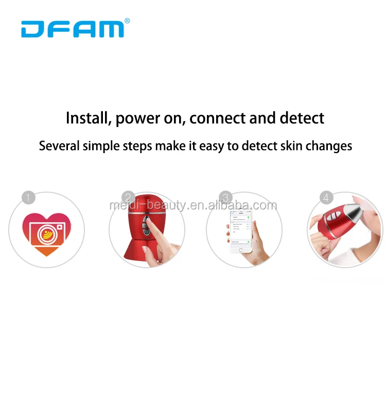 DFAM brand digital Iriscope Eye skin and hair analyzer 3 in 1 iris scanner