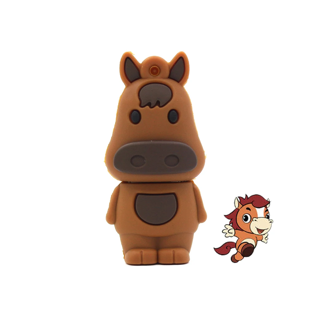 Zodiac Usb Flash Drive Pendrive Pen Drive Cute Chinese Cartoon PVC 8GB 16GB 32GB A-class Flash Chip USB 2.0 Customized Package