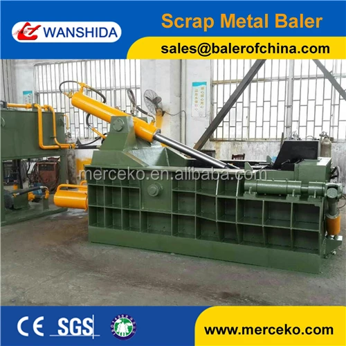 
WANSHIDA Hydraulic Scrap Car Baler Car Bodies Vehicles Scrap Baling Press 