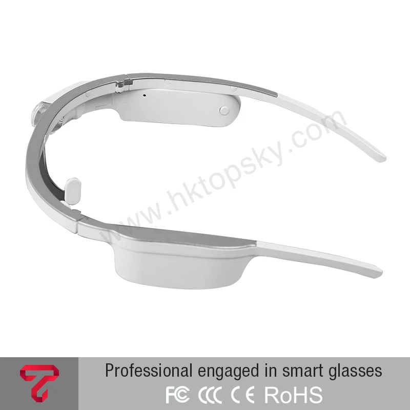 
Hot Item HD Digital Eyewear AR 3D smart video glasses Android Wifi 98 inch virtual screen 