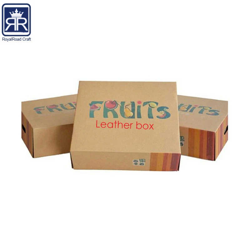 18031210 Custom Brown Corrugated kraft paper pillow box with logo