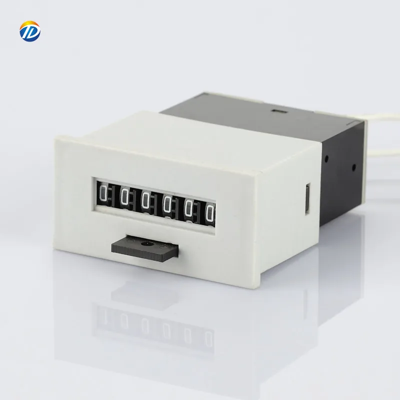 Lfc-6s 6 Digit AC 220V 110V DC 12V 24V volt Electromagnetic counter  With Zero Clear Counter punch Counter Meter