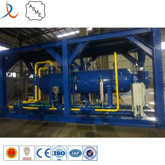 Well testing petroleum device skid mounted oil drilling oilfield separator