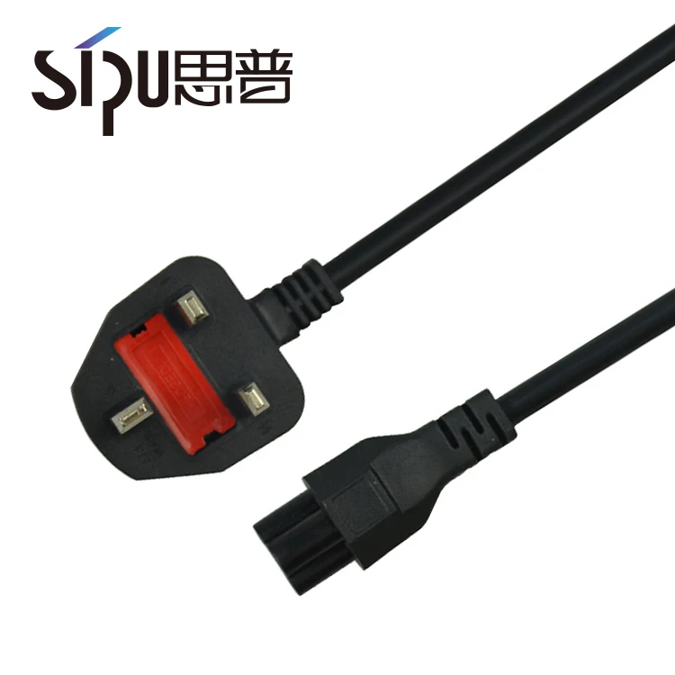 
SIPU Wholesale high quality UK C7 specification extension lead PC power cable for computer 6f and rice cooker ac power cord 