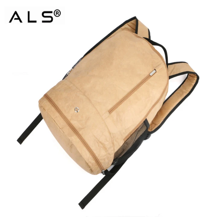 
Waterproof Tyvek Bag Paper Backpack Round Shaped Large Capacity Tyvek Backpack 