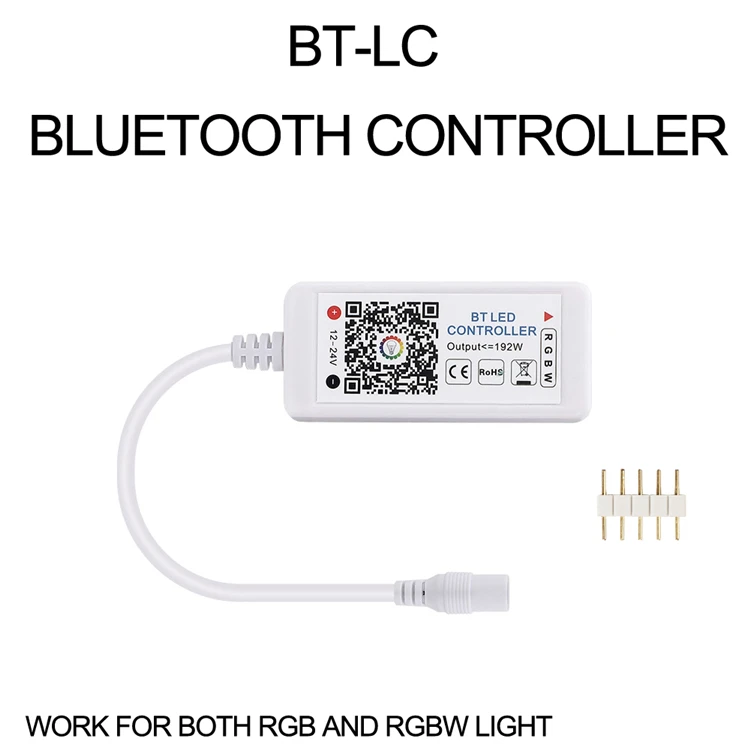 Беспроводной контроллер RGBW/RGB для светодиодных лент с бесплатным приложением Android и