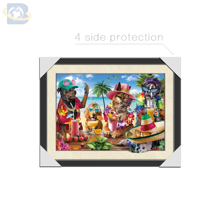 
3d animated picture of dogs 3d 5d three d lenticular pictures of animal,home decoration 
