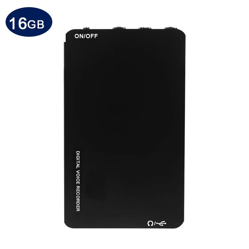 QZT Hot selling good quality M2 model voice recorder thin card digital voice recorder 16GB