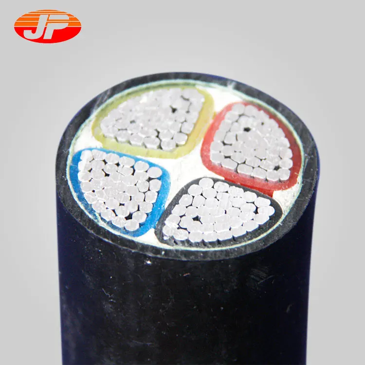 600v Алюминиевый бронированный стальной проволоки 95 мм 3 фазы 4 жильный силовой кабель