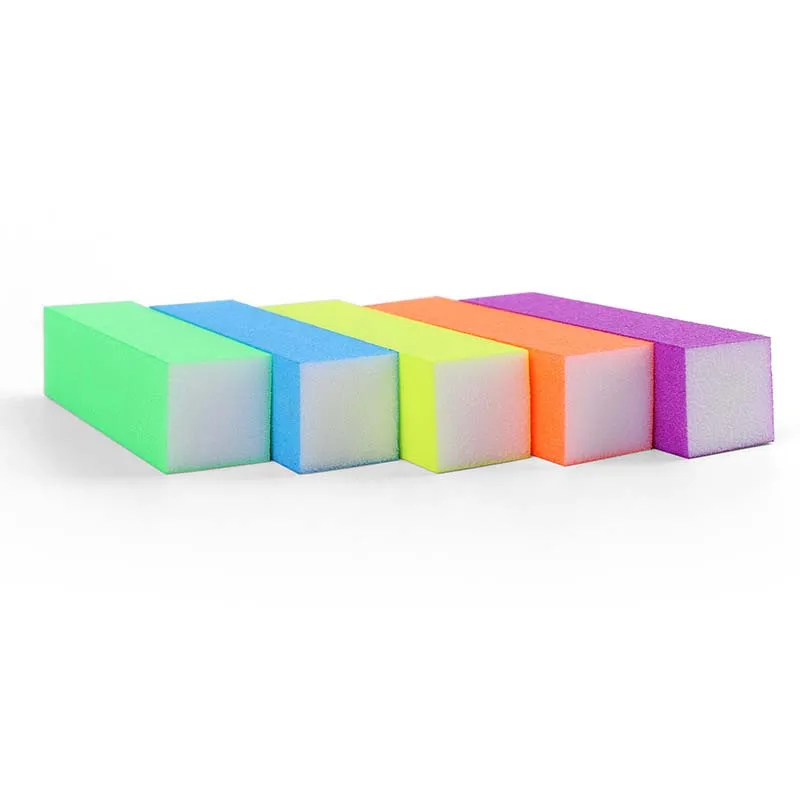 Private label colorful nail block buffer with 1000pcs