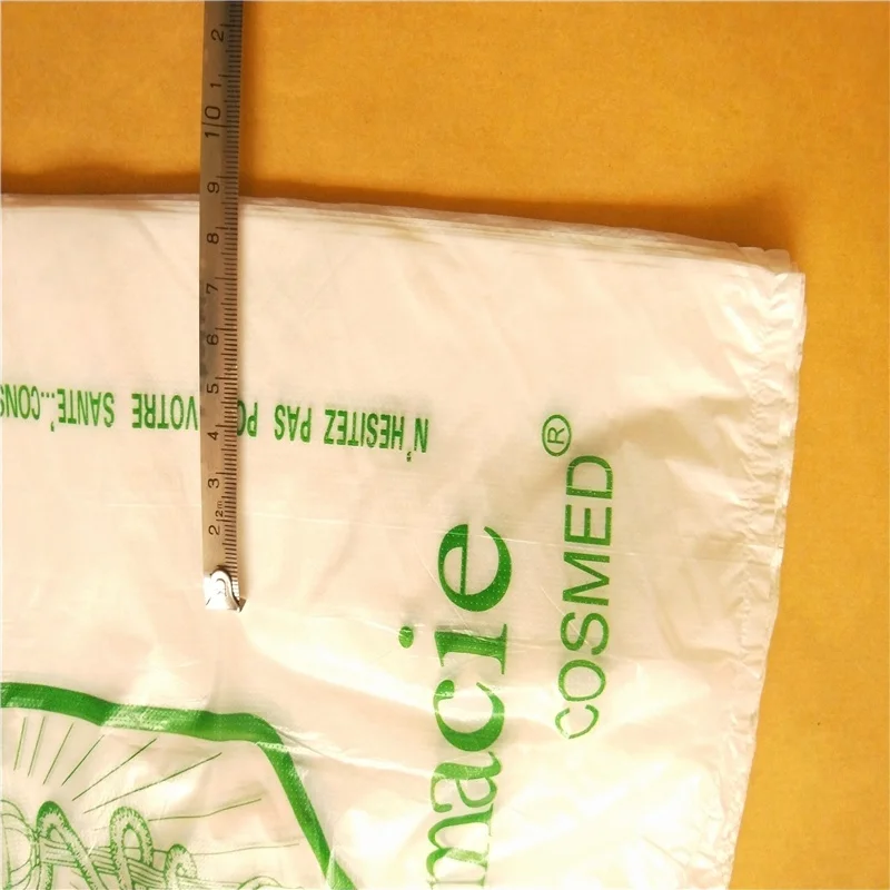 China rizhao city supplier HDPE plastic carry bag with Custom design logo