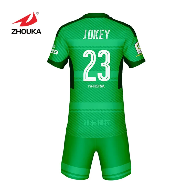 futsal short sleeve digital printing football shirt maker soccer jersey