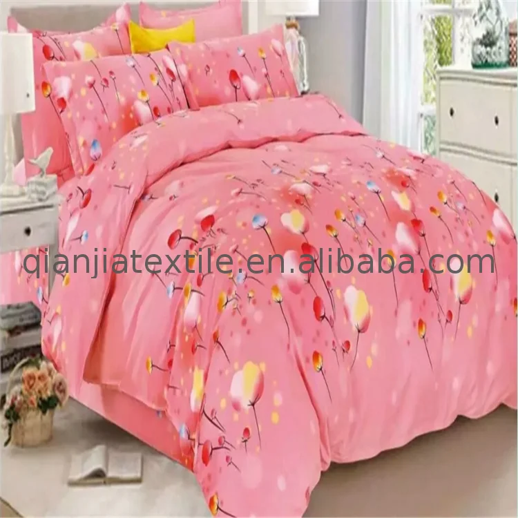 China Best 100% cotton material duvet cover set  cotton fabric oem floral printed fabrics