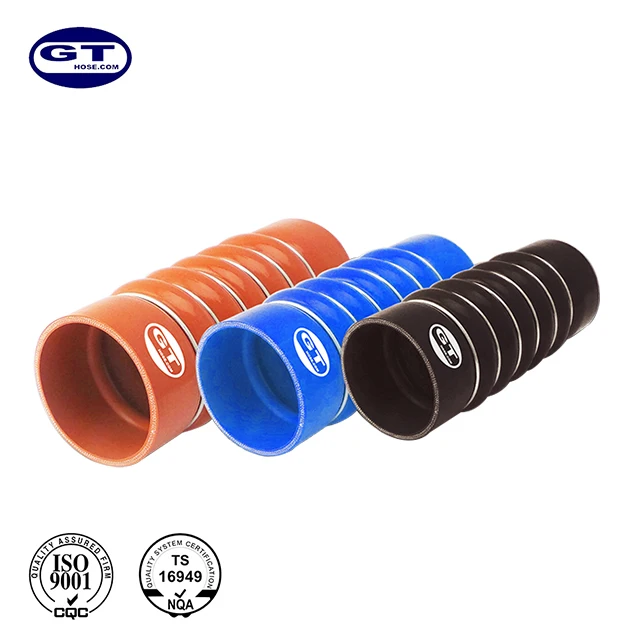 Bellows corrugated intercooler cac charge air cooler silicone rubber hose for engine