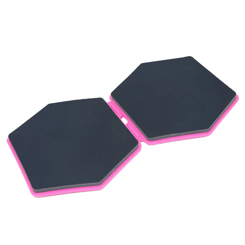 High Quality EVA ABS abdominal Core Sliding exercise Hexagon Diamond Spliced Exercise Gliding Slider Discs
