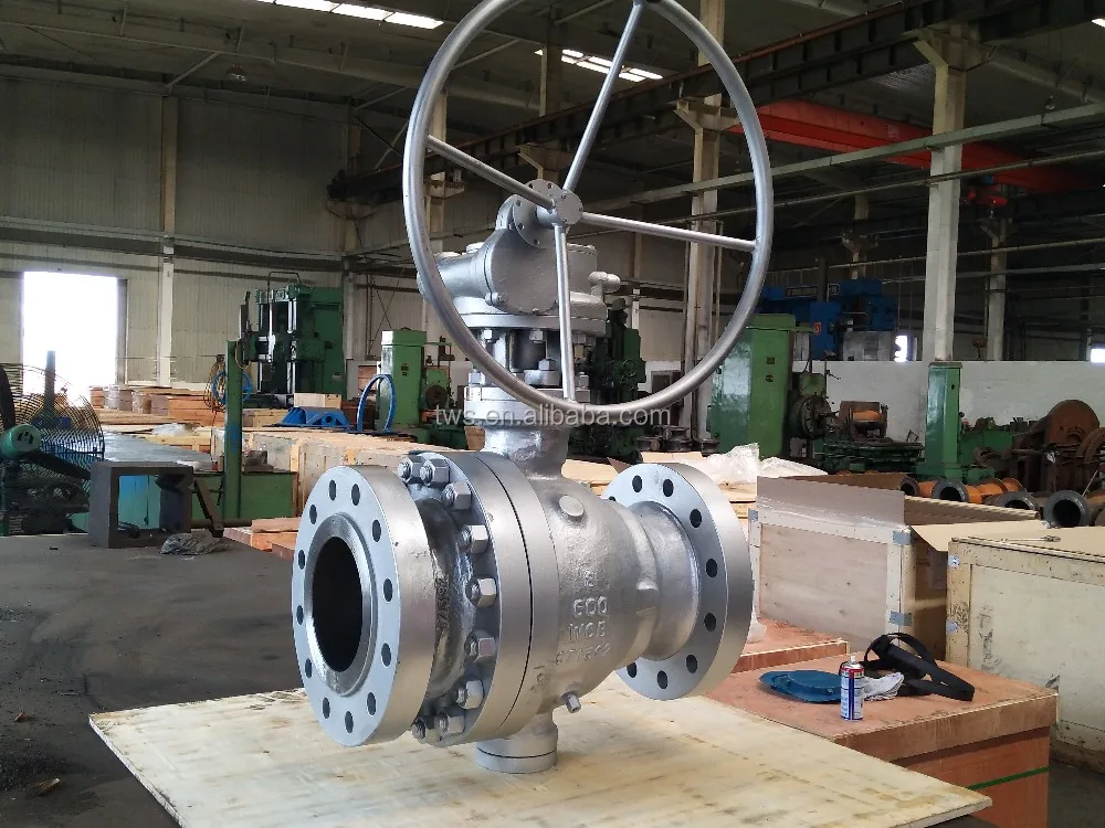 8 Inch 600LB Gear Operated Trunnion Ball Valve