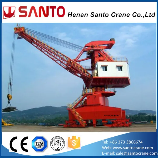 Made In China Quayside GQ Harbour Four Link Portal Crane 40Ton