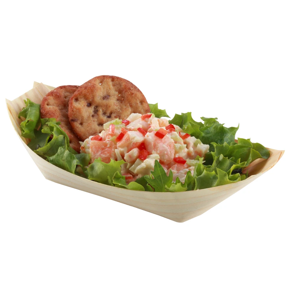 disposable wooden boat