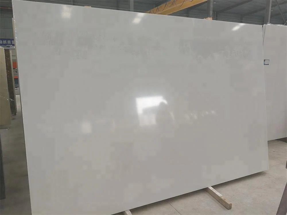 Чистые белые искусственные мраморные плиты, цена