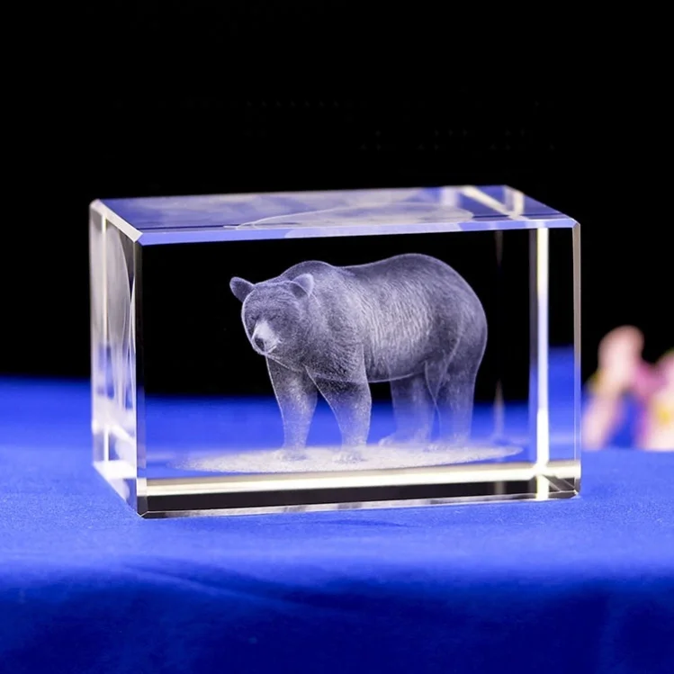 Хрустальная лазерная резка награда хрустальный куб для 3d лазерной гравировки