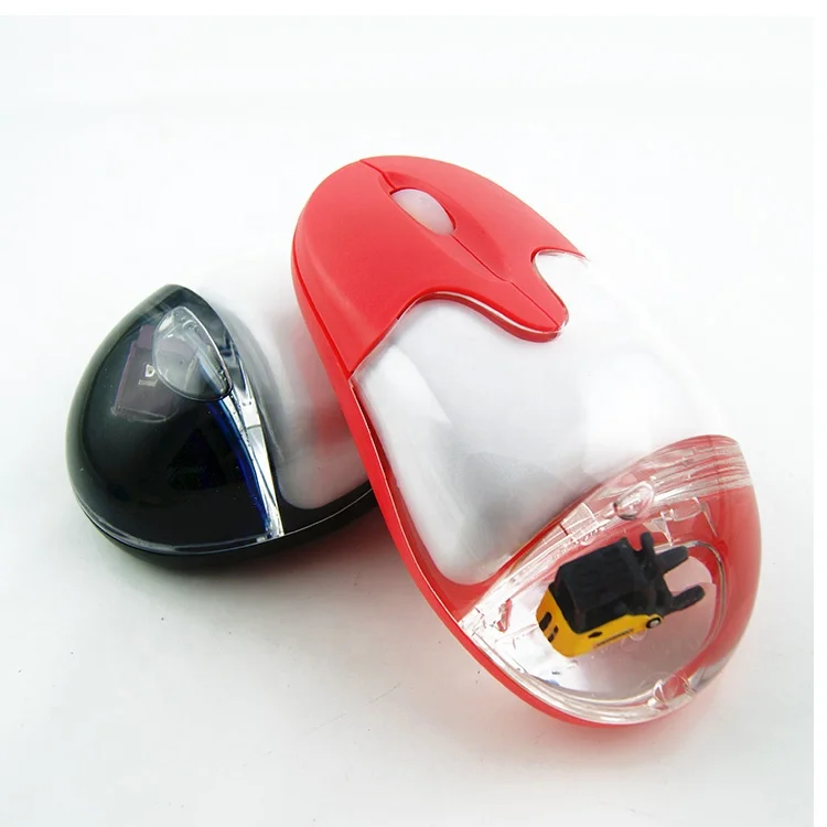 decorative water mouse Oil computer mouse with liquid inside float