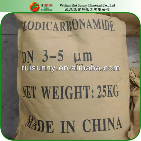 Химическое вещество для производства пены, 123-77-3, низкая цена, пенообразующий агент переменного тока, выдувной агент, азодикарбонамид