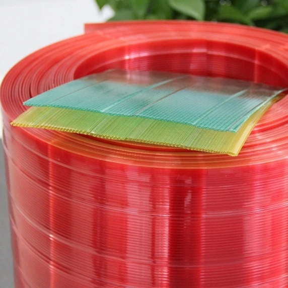Polycarbonate multiwall roll sheet 2mm multiwall sheet, waved sheet