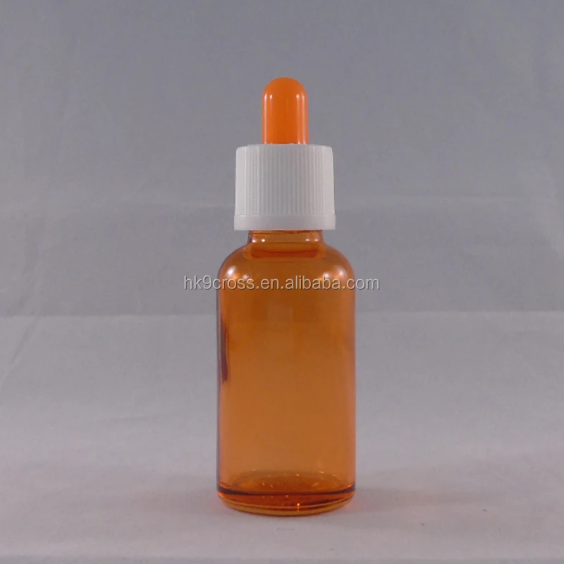
orange color glass dropper bottle 1oz 30ml orange color essential oil bottle 