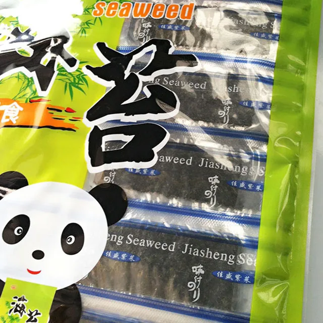 
Nutritional Snack Food Crispy Fresh Seaweed Nori Chips 