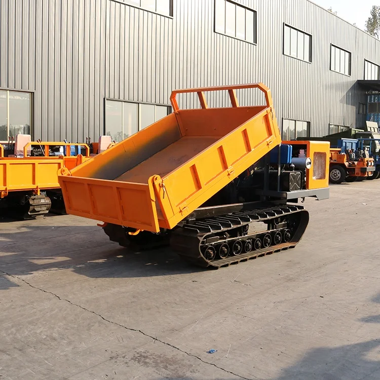 1T Rubber track carrier crawler transporter dumper for agricultural