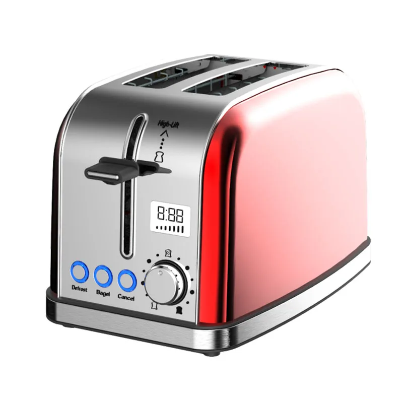Anbolife new 4 slice toaster breakfast maker multi-function toaster bread cooker small kitchen appliance