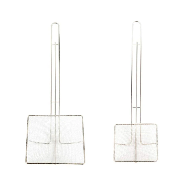 Round Shape Fine Mesh Kitchen Fryer Oil Skimmer