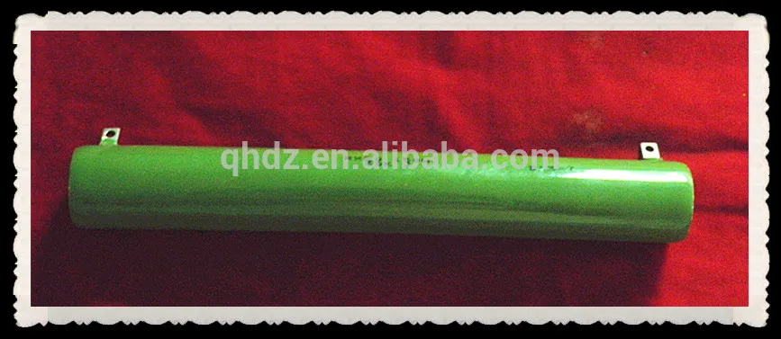 fixed glazed ceramic pipe W wirewound resistor