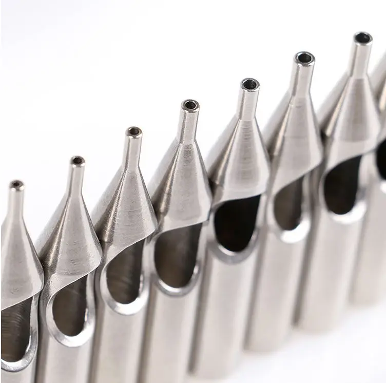 22 шт. нержавеющей стали иглы татуировки наконечники форсунки для сварочного аппарата иглы трубки комплект наконечники для тату-машинок