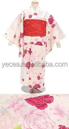 Good quality cute designs Japanese kimono yukata for children