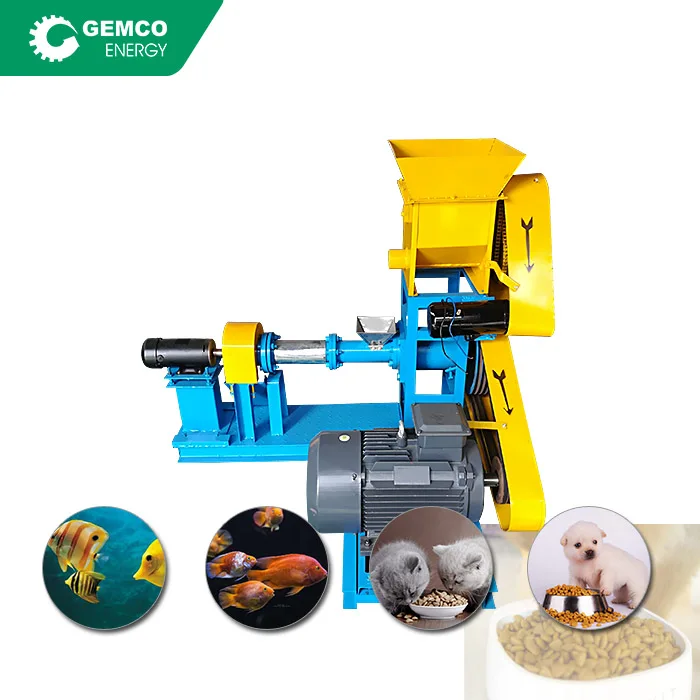 high capacity fish feed production machine floating fish feed pellet machine